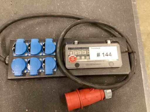 32 A CEE auf Schuko - Stromverteiler - Verteilerkasten