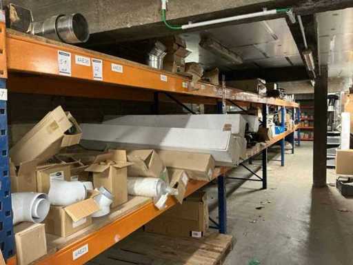 Batch of smoke exhaust ducts and accessories
