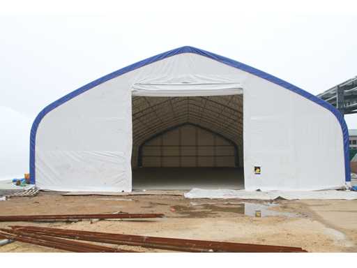 Campo Garage / pensilina di stoccaggio 61,00 x 15,25 x 7,02 metri / 50-200-23DP