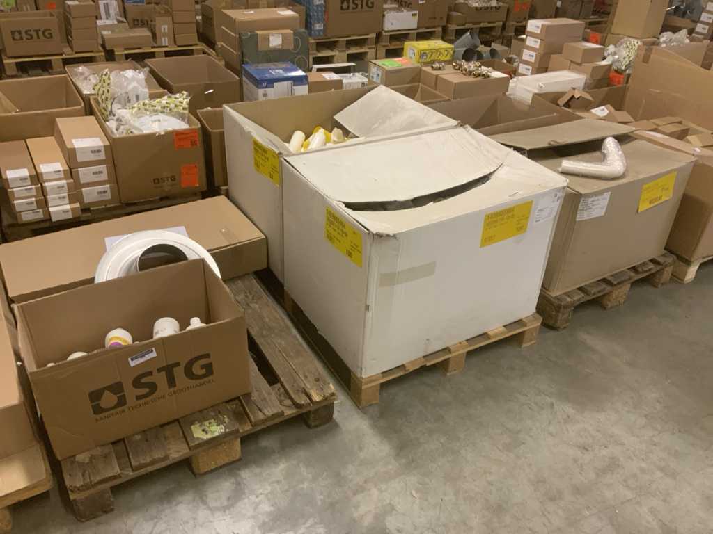 Pallet of miscellaneous installation material (3x)