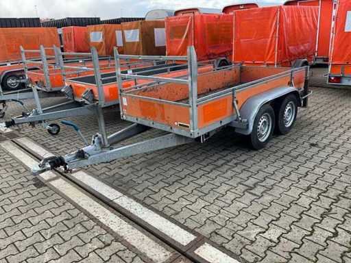 2012 Atec VD27G Dubbelas aanhangwagen