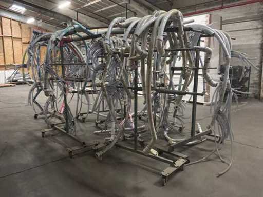 Droogrek met flexibele slangen (7x)