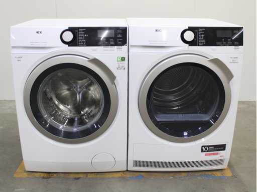 AEG 8000 Serie | Lavamat Ã? KOMix Technology Waschmaschine & AEG 8000 Serie | Lavatherm AbsoluteCare System Wäschetrockner