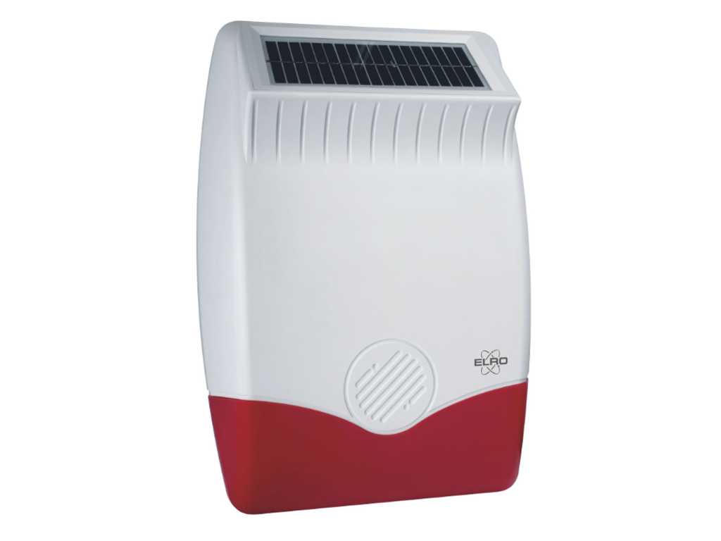 Elro - AS80SRB - solar outdoor siren for smart alarm system (2x)

