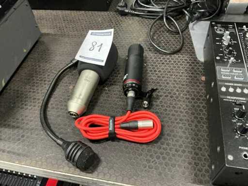 Microphones variés (3x)