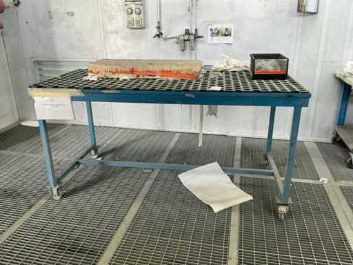 Banco da lavoro per lucidatura 2000x880 mm
