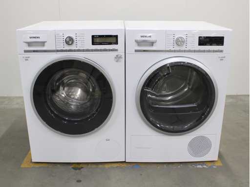 Lavatrice Siemens iQ800 iSensoric & Siemens iQ700 iSensoric Asciugatrice a condensatore autopuliente