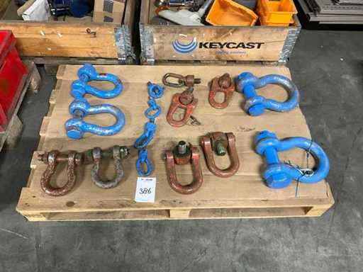 Różne podniesione oko / kajdanki (15x)