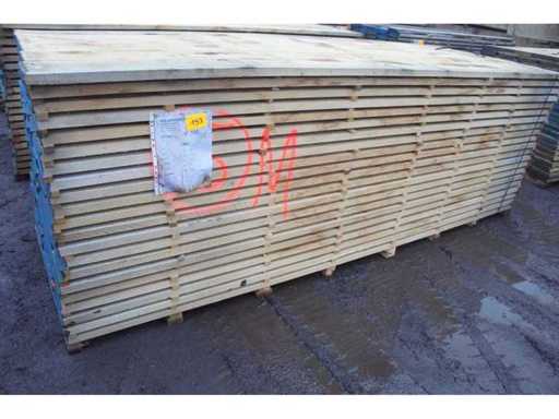1,94 m³ Eiken planken 30mm
