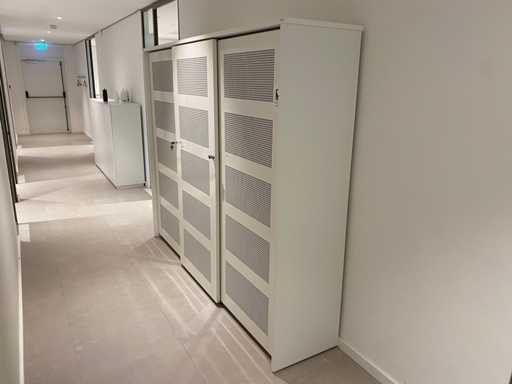 Armoire à porte coulissante en acier acoustique élevée XL