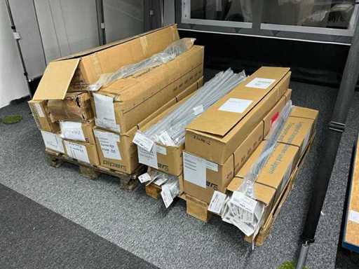 Série de renforts de châssis en aluminium et acier