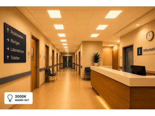 8 x panel LED 24W – 3000K Ciepły biały - 595x295mm – IP20 – ZODIAC-24
