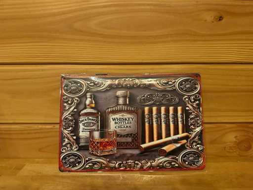 Metalen reclamebord 30x20cm