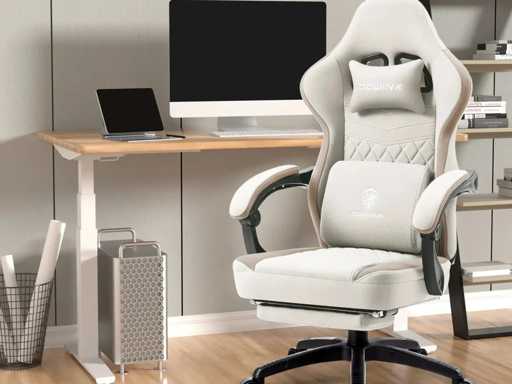 Chaise gaming - tissu 