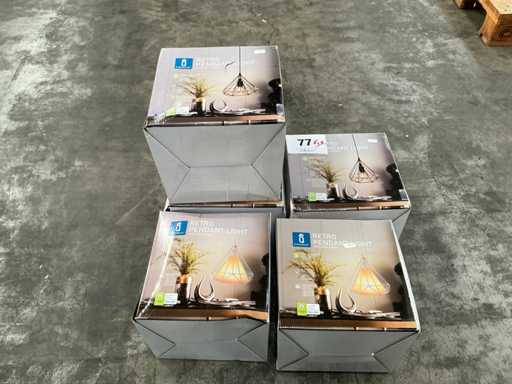 Aigostar Retro Pendant Hanglamp (5x)
