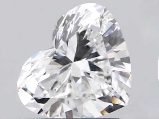 Diamant - circa 4.00 carat Hart vorm geslepen diamant (gecertificeerd)
