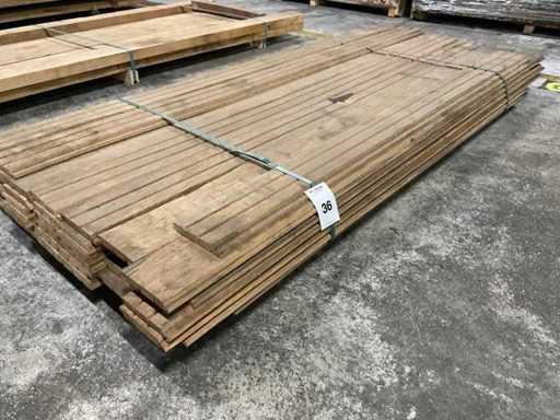 Europees eiken Rhombus profiel 20x140 mm (41x)
