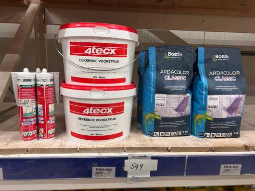 Divers produits de finition (10x)