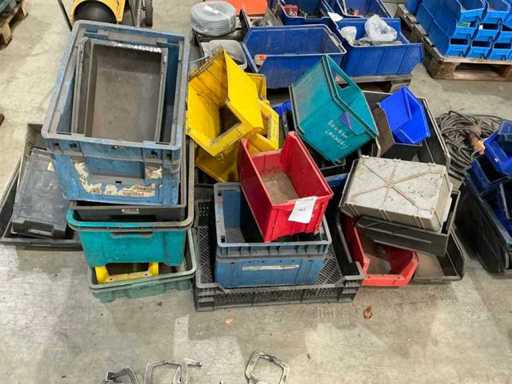 Various plastic containers
