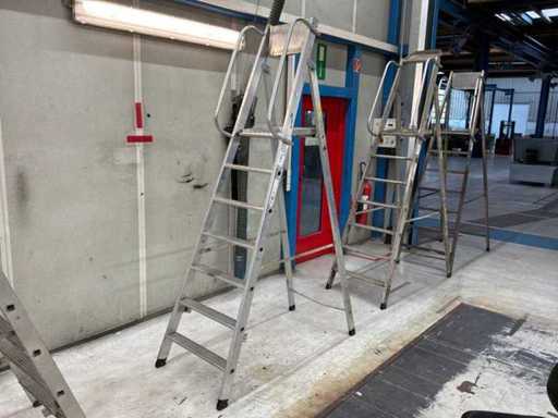 GÜNZBURGER STEIGTECHNIK 50087 PLATFORM FOLDING LADDER