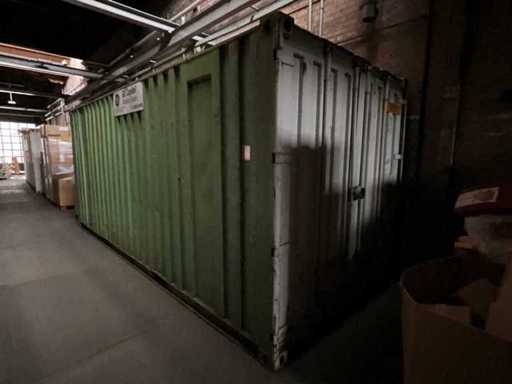 Zeecontainer 20ft v.v. heftrucksledes