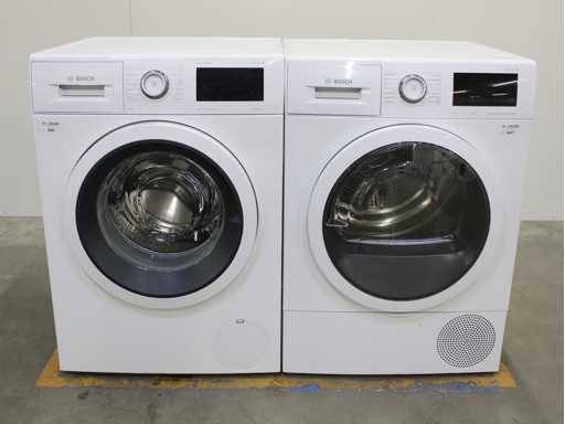 Bosch Series|6 VarioPerfect EcoSilence Drive Waschmaschine & Bosch Series|6 Selbstreinigender Kondenstrockner