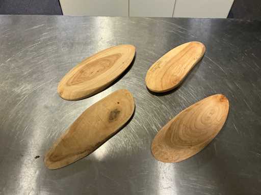 Houten serveerplank (4x)