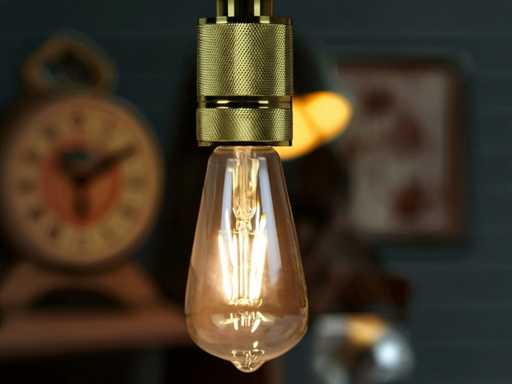 4W ST64 Amber Glas Filament LED Bulb 2000K(50x)