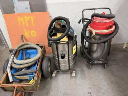 CARRERA - Posten 2 Stück Industriesauger / Nass- und Trockensauger