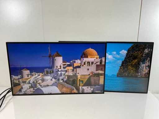 Lenovo (P27h-20) 27", 2560x1440 (QHD) IPS Monitors (2x)