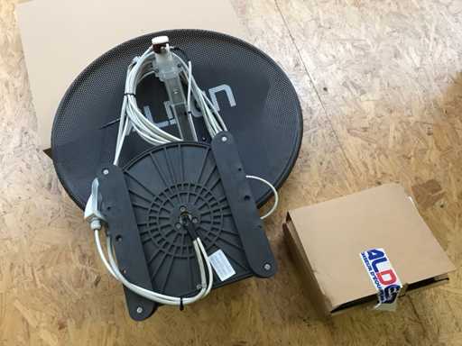 Antenne satellite de l’orbiteur Alden