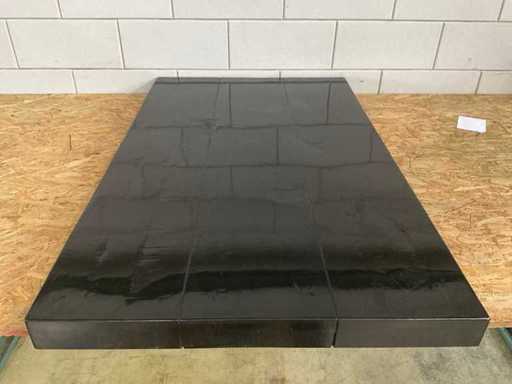 Table en chêne noir Richmond Grandis (4x)