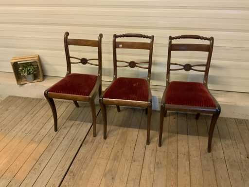 Sedia da ristorante asiatica (5x)