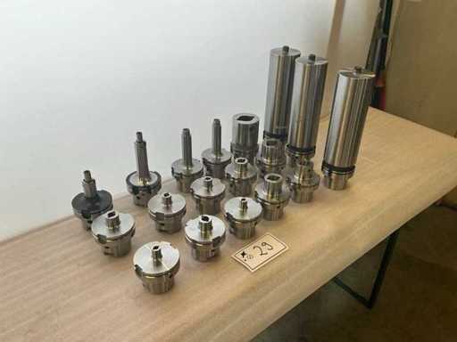 Herramientas de torneado/fresado HSK 100 de surtido