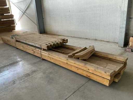 Imprägnierter Fichtencarport