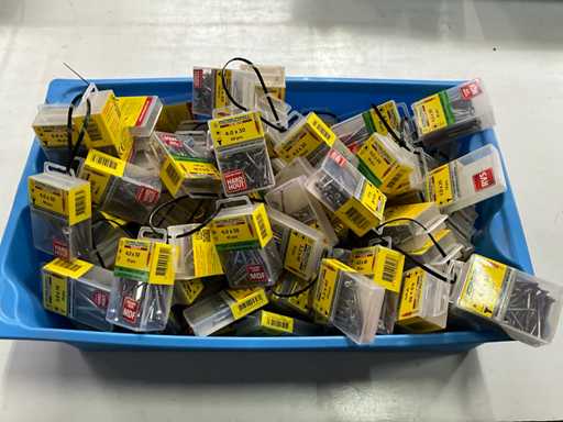 Rotadrill Różne ze stali nierdzewnej, ocynkowanej i mosiądzu (100x)