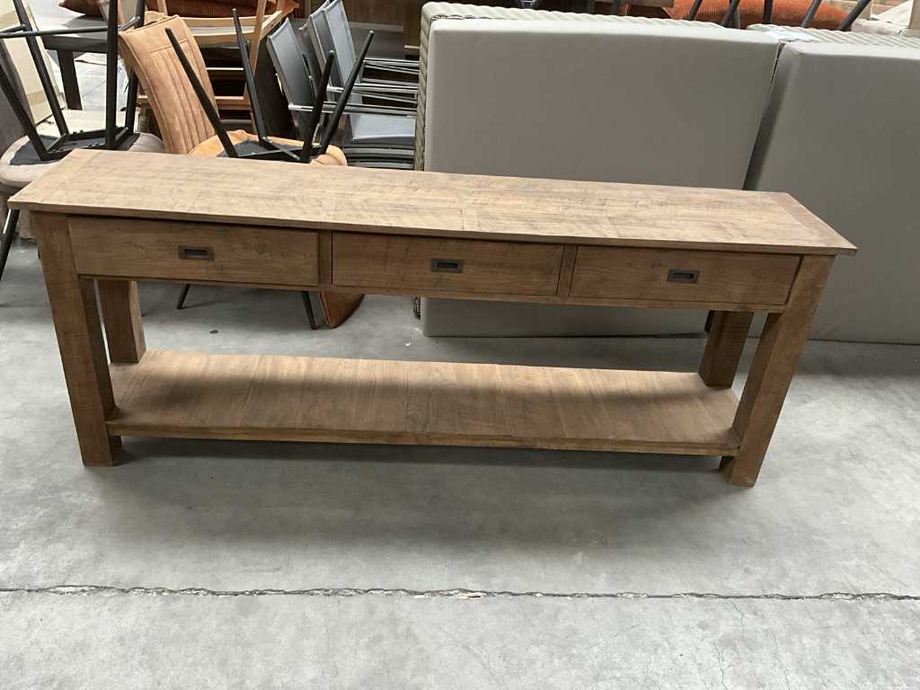 1x Wall table 3 drawers 1029