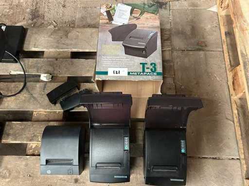HP, Metapace – Quittungsdrucker (3x)
