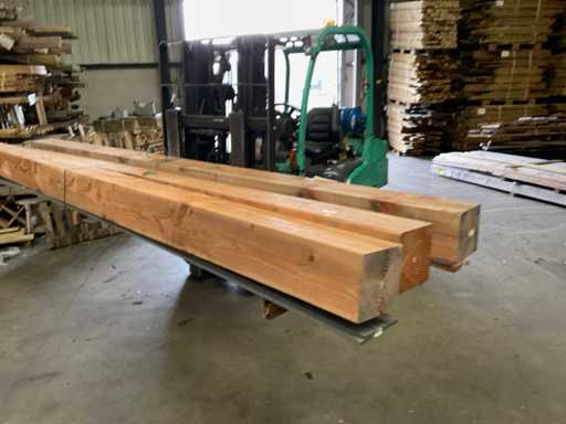 Douglas gehobler Gartenpfosten 400x20x20 cm (3x)