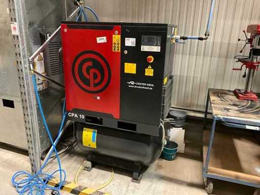 Compresor de tornillo CPA 10/10 DX 270, 1000 l/min, 10 bar Año de fabricación 2021 poco utilizado 