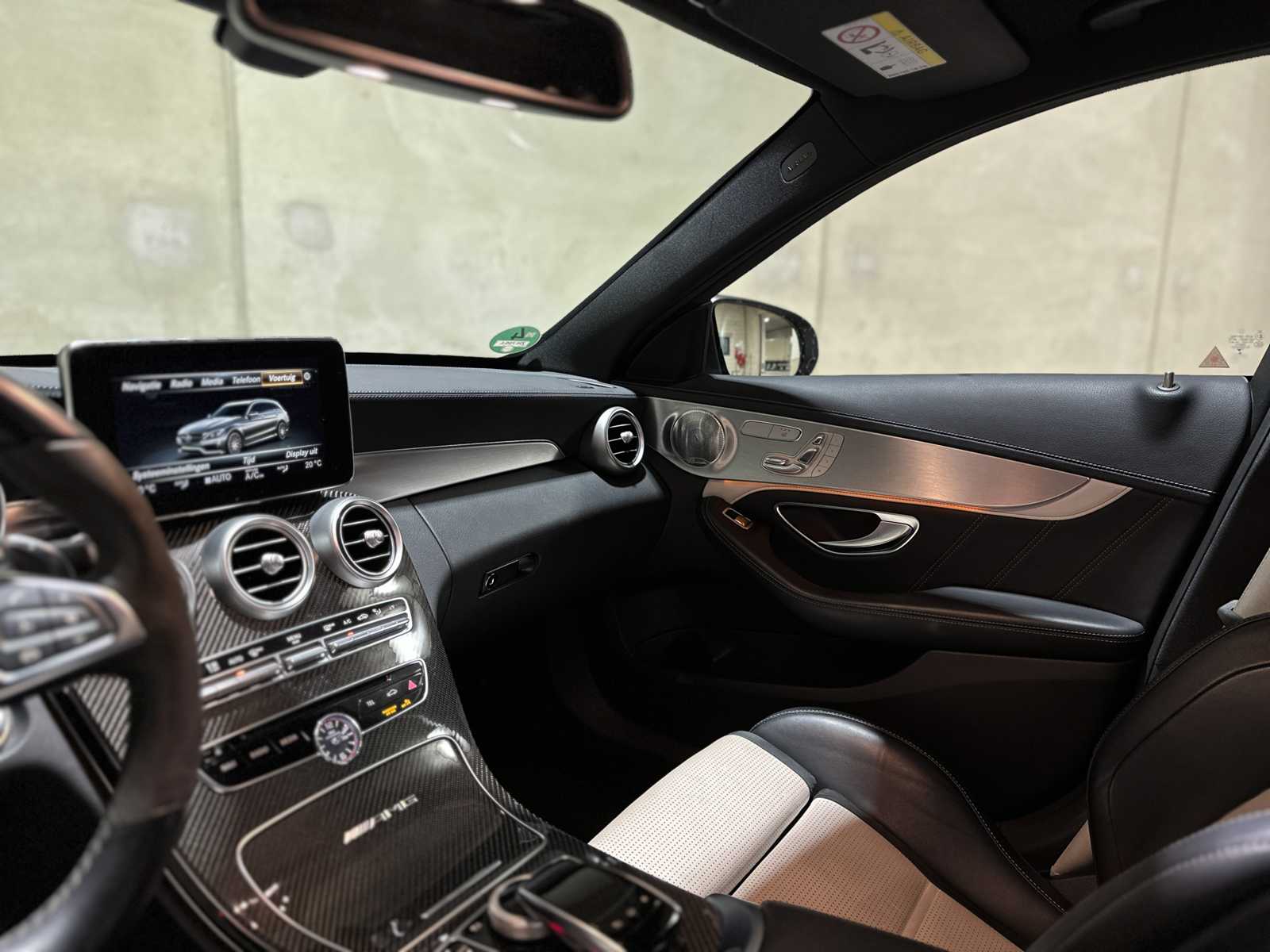 Mercedes-Benz C63s AMG 4.0 V8 510pk 2015 C-Klasse Estate, ZH-705-L