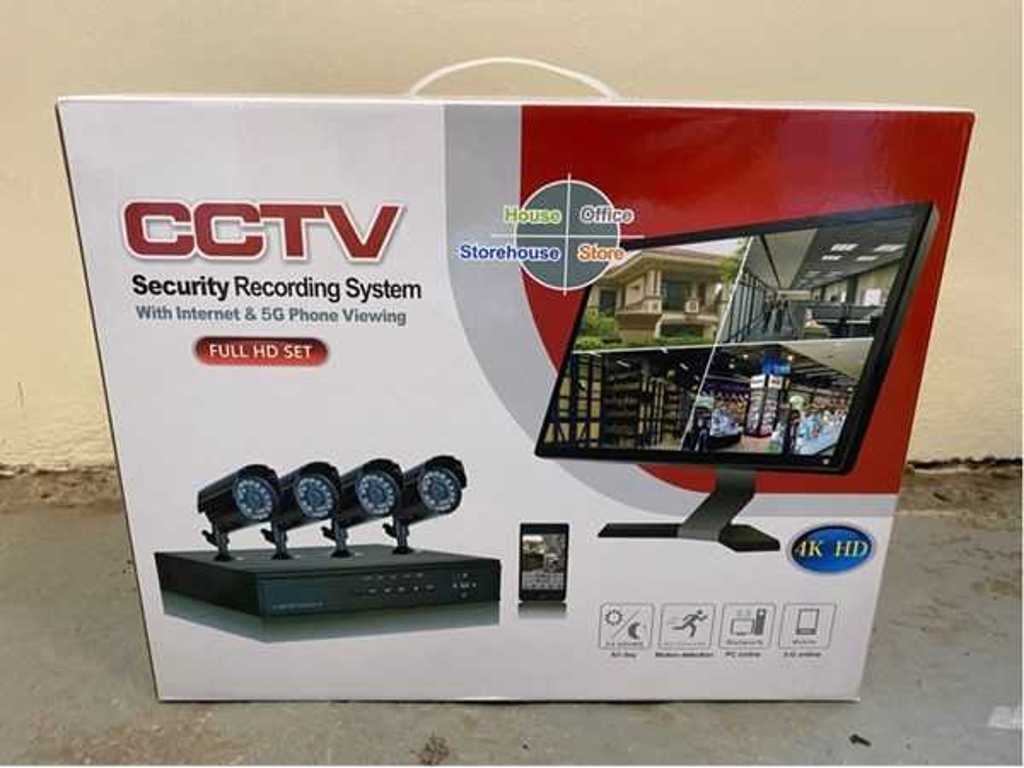 CCTV Aprica 4 Cameras Security Camera System