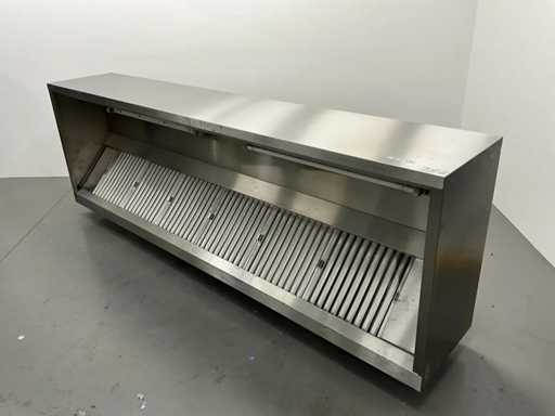 Hotte extractrice en acier inoxydable (350 cm)