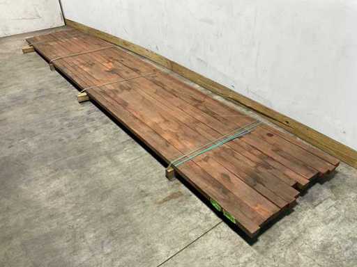 Angelim Vermelho hardwood rule - 500x6.8x4.5 cm (14x)