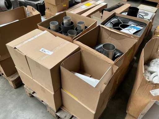 Lot Ventilation components and air ducts