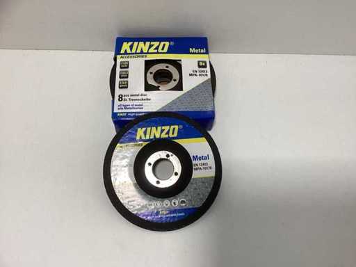 (8x) Kinzo Cutting Disc - 125x3x22,2mm