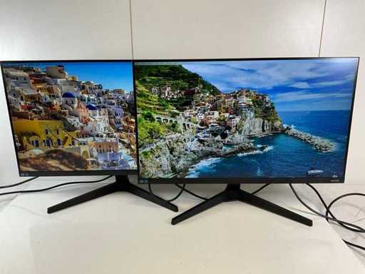 Samsung (F27T370FWR) 27", 1920x1080 (FHD) IPS Monitors (2x)