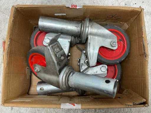 Swivel wheel 125x32 (4x)