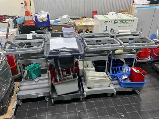 Gom Schoonmaakwagen (4x)