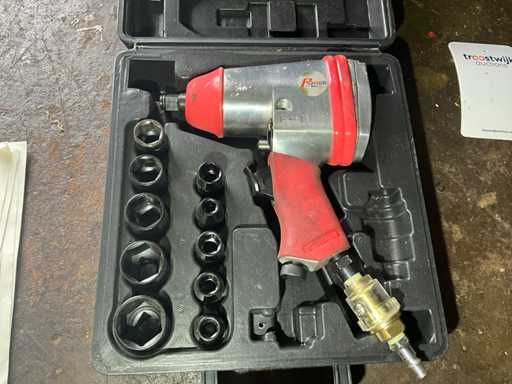 Power Tec pneumatische slagmoersleutel en accessoires